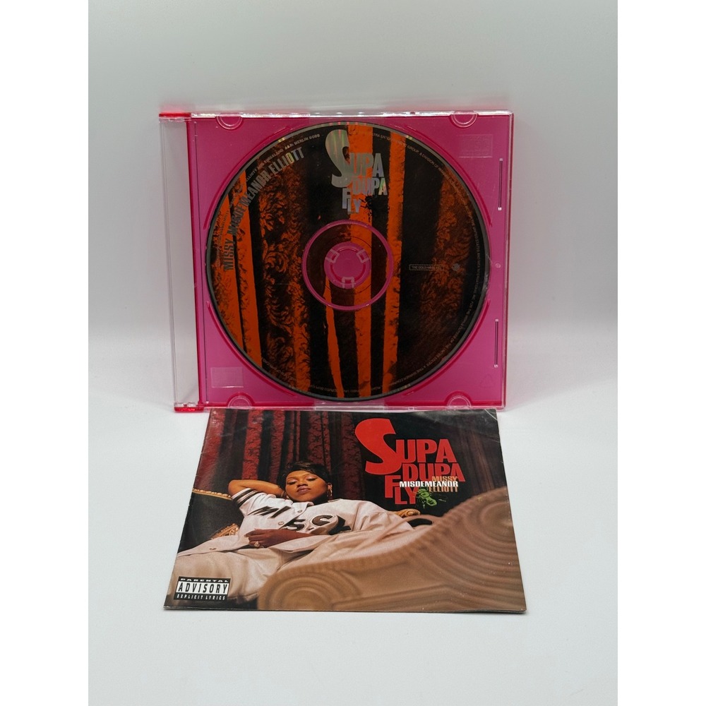 Missy Misdemeanor Elliott Supa Dupa Fly CD 1997 Hip Hop R&B Timbaland Pink Case
